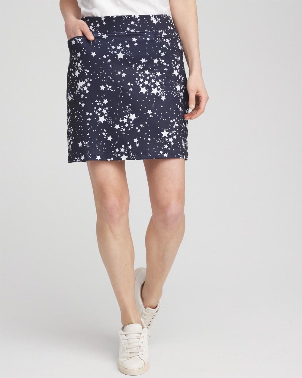 Women's Knit Stars Tennis Skirt Product Image