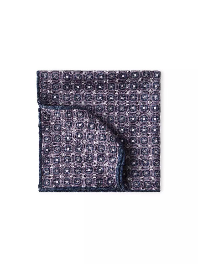 Silk Pocket Square with Pattern Product Image