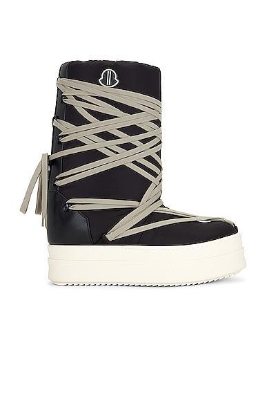 Womens Rick Owens x Moncler Leather Boots Product Image
