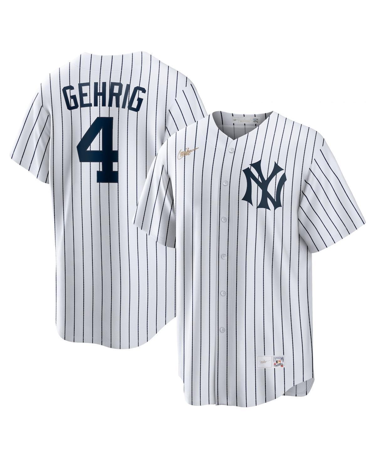 Mens Nike Lou Gehrig New York Yankees Home Cooperstown Collection Player Jersey Product Image