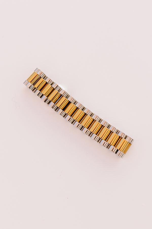 Large Watchband Bracelet in Silver Product Image