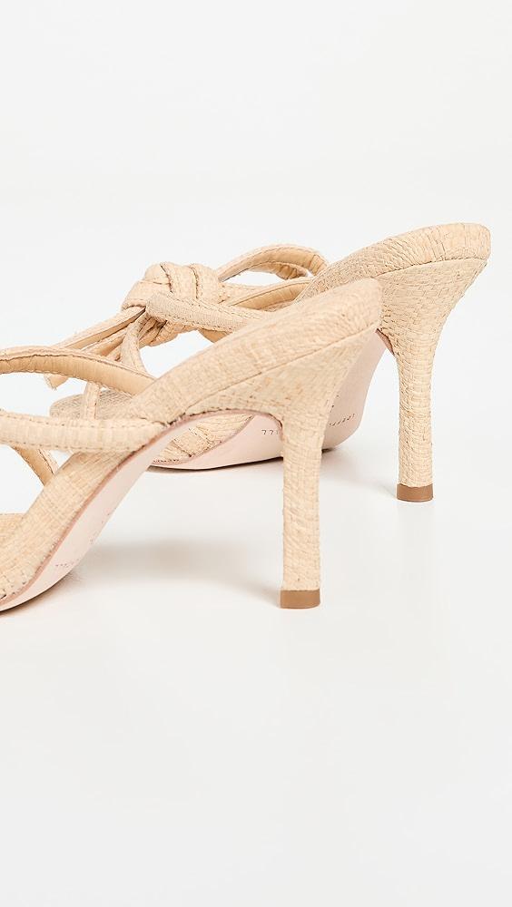 Loeffler Randall Margi Raffia Bow Heeled Sandals | Shopbop Product Image