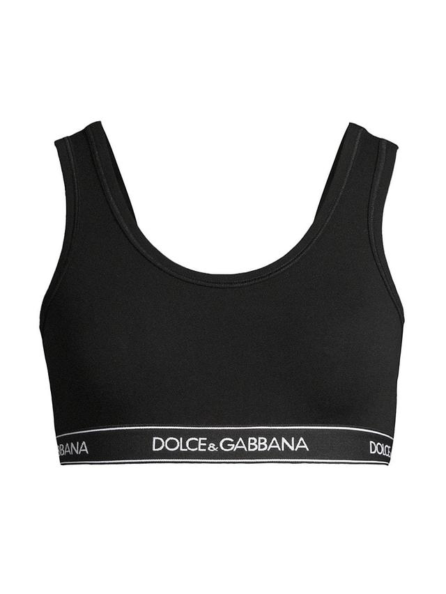 Womens Logo Band Sports Bra Product Image