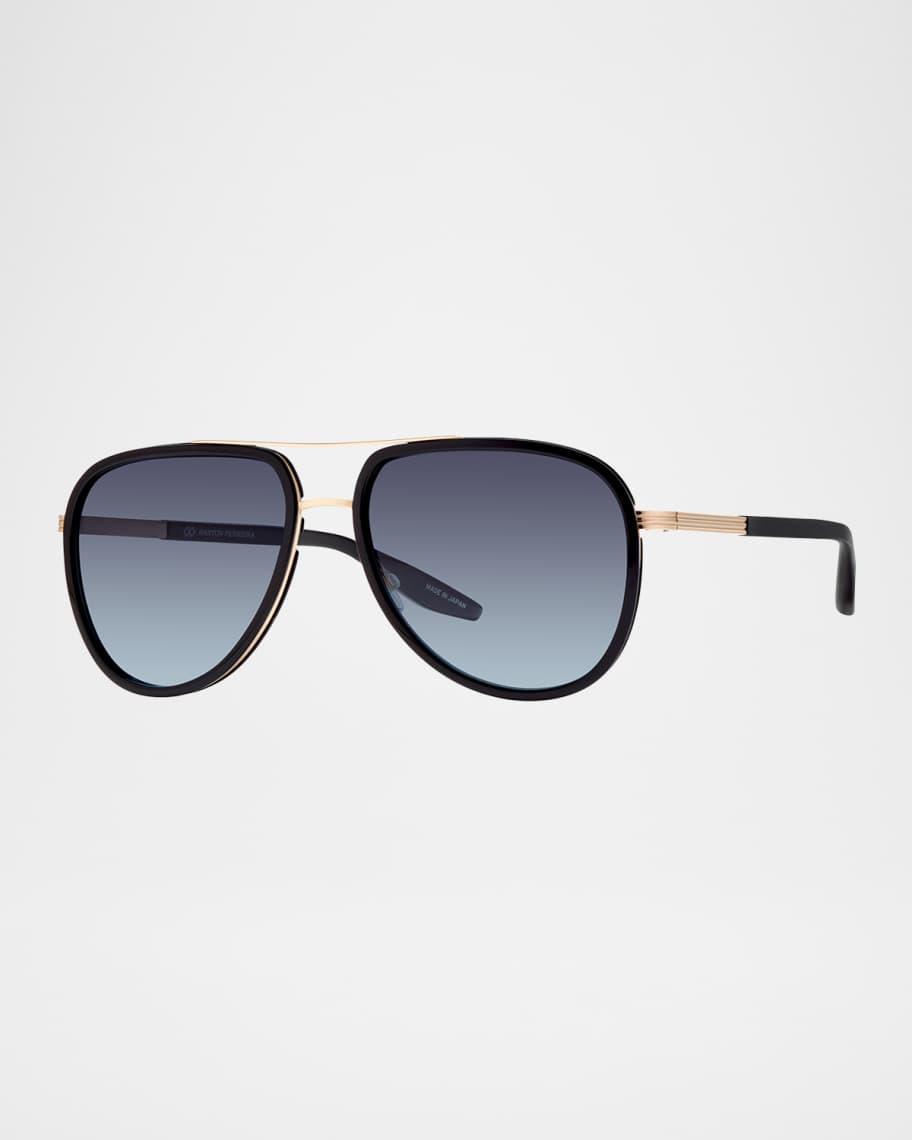 Men's Cani Acetate and Titanium Aviator Sunglasses Product Image