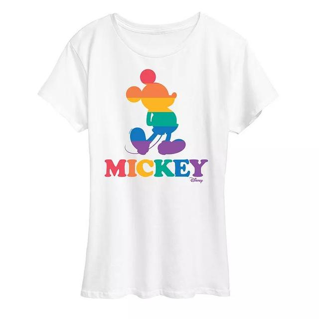 Disneys Mickey Mouse Womens Pride Graphic Tee Product Image