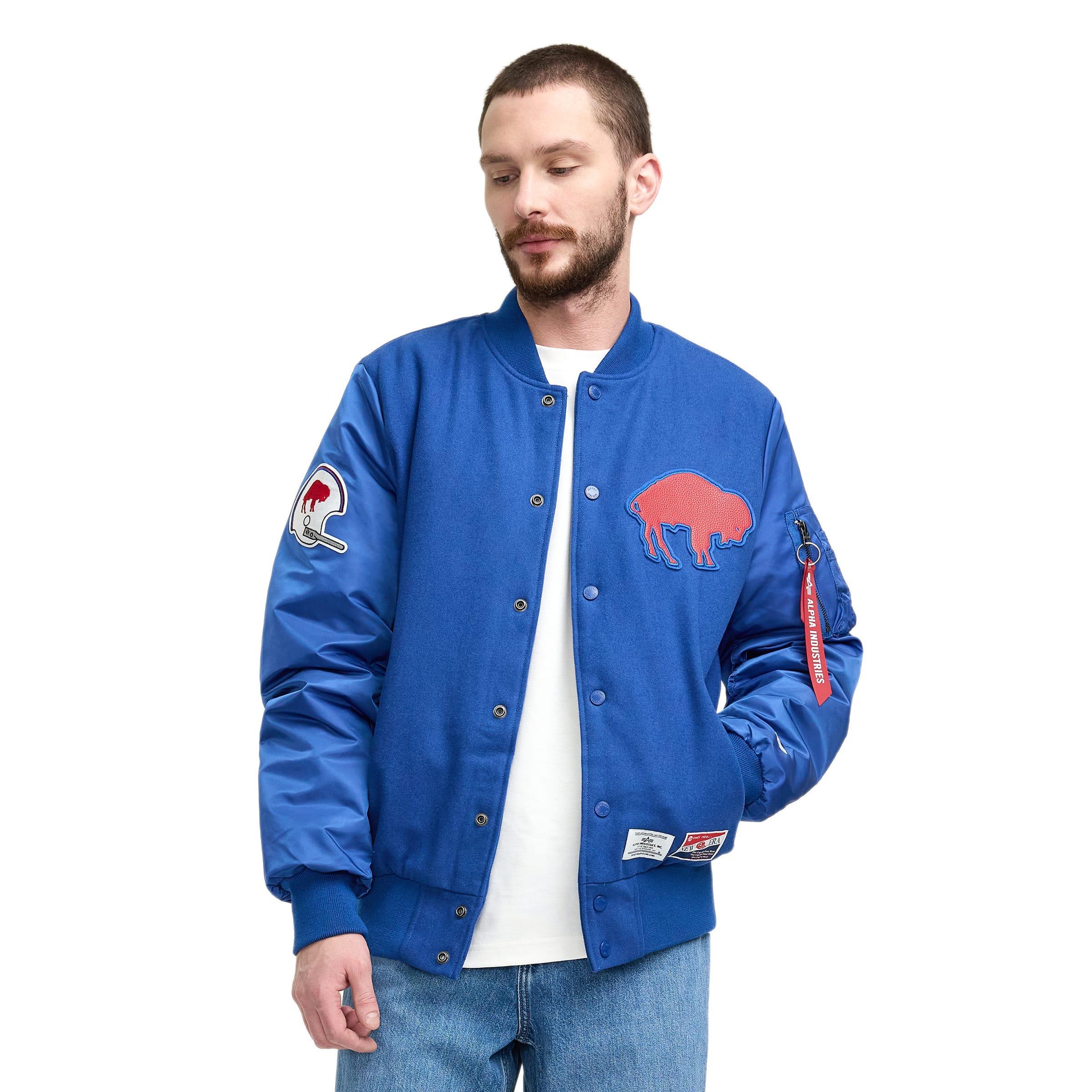 Alpha Industries x Las Vegas Raiders MA-1 Wool Varsity Jacket Male Product Image