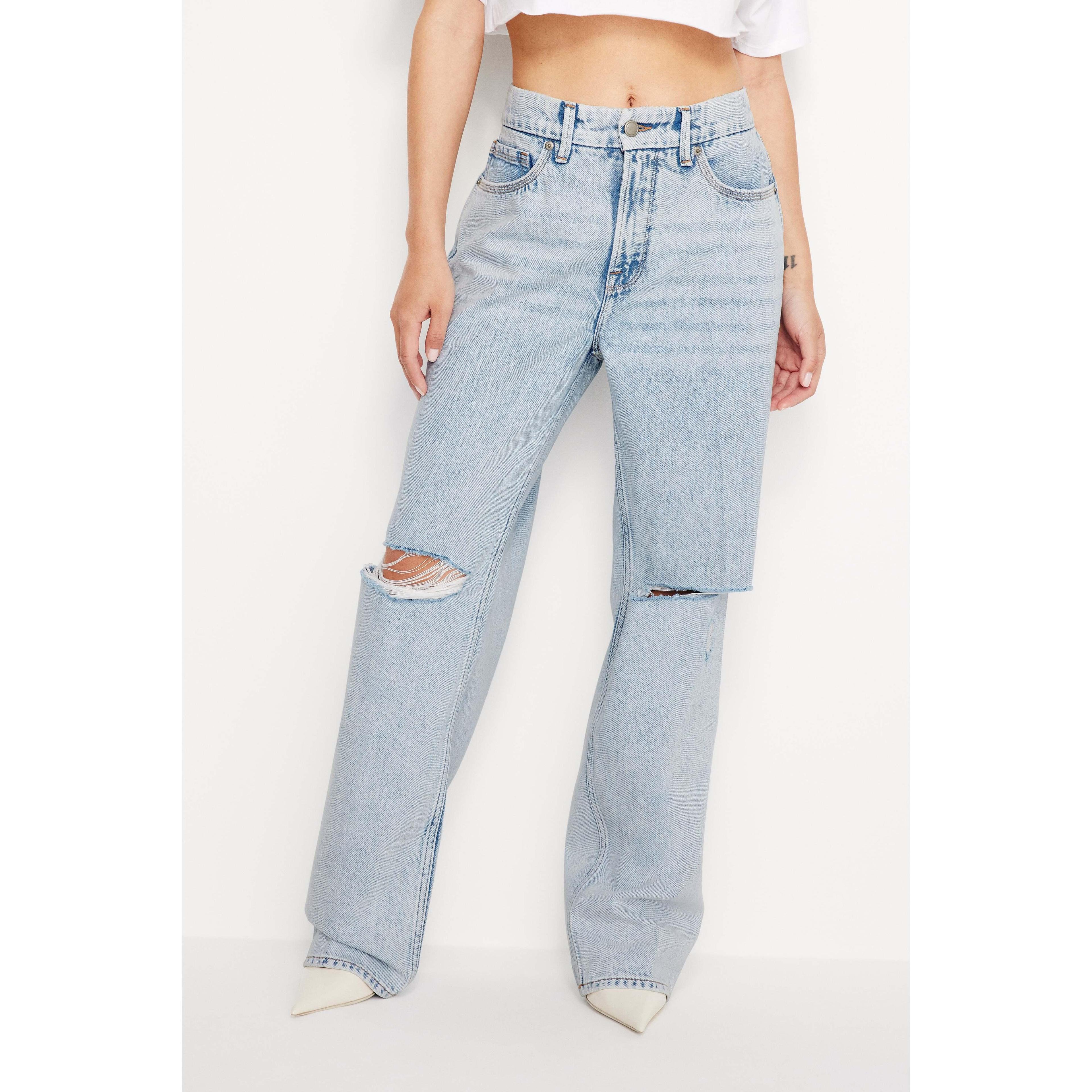 Womens Good Petite 90s Jeans | Blue, Size 15 Plus | Good American by Khlo Kardashian product image