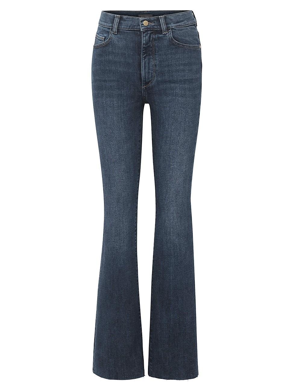 DL1961 Bridget Boot High-Rise 31.5 in Seacliff (Seacliff) Women's Jeans Product Image