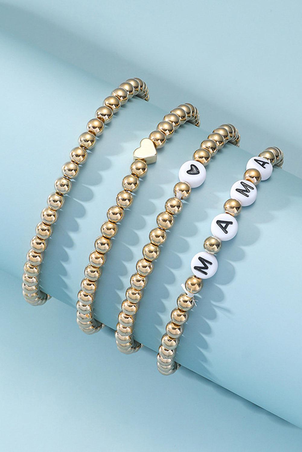 Gold Mama Bracelet Set Product Image