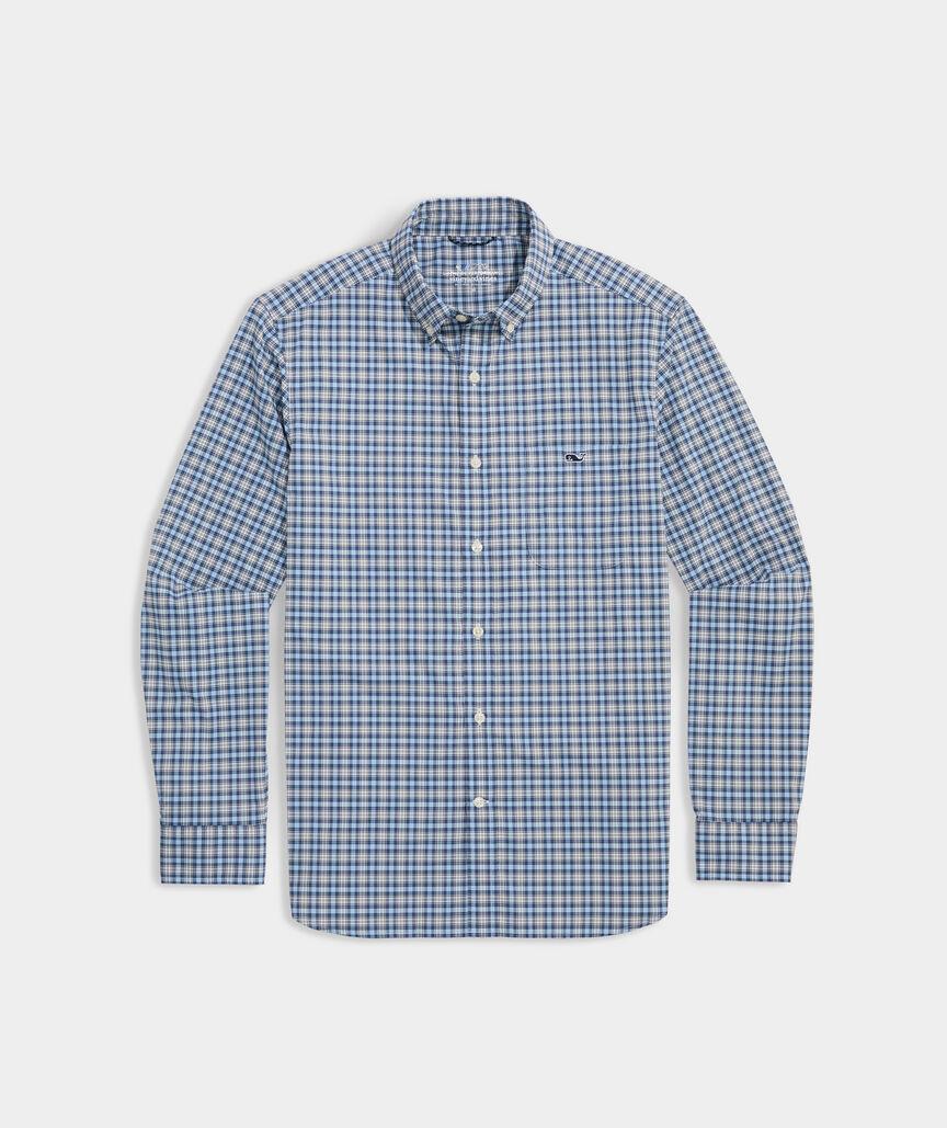 On-The-Go Nylon Plaid Shirt Product Image