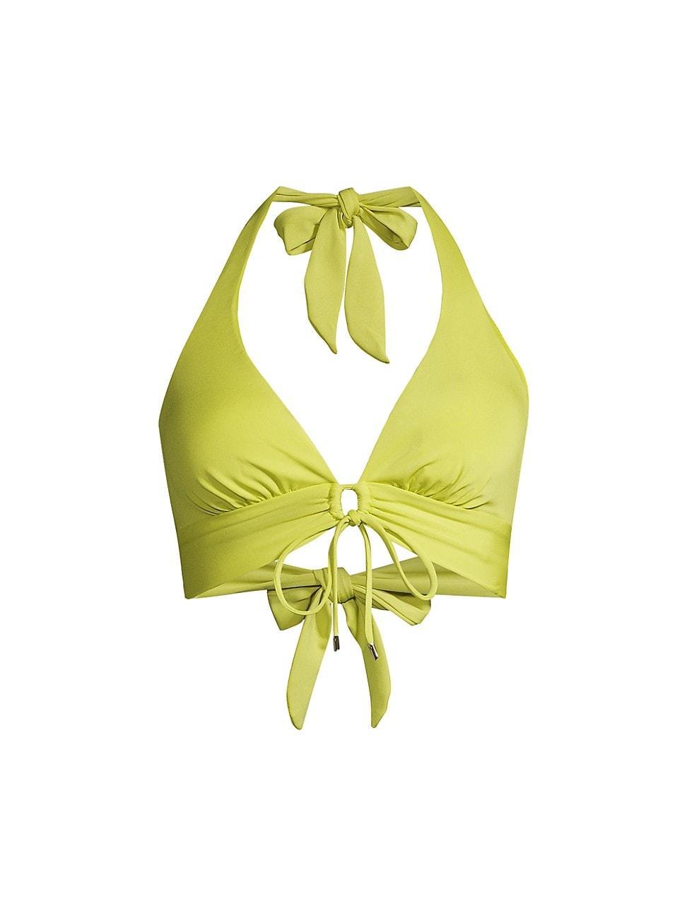 Womens Aubrey Halter Neck Bikini Top Product Image