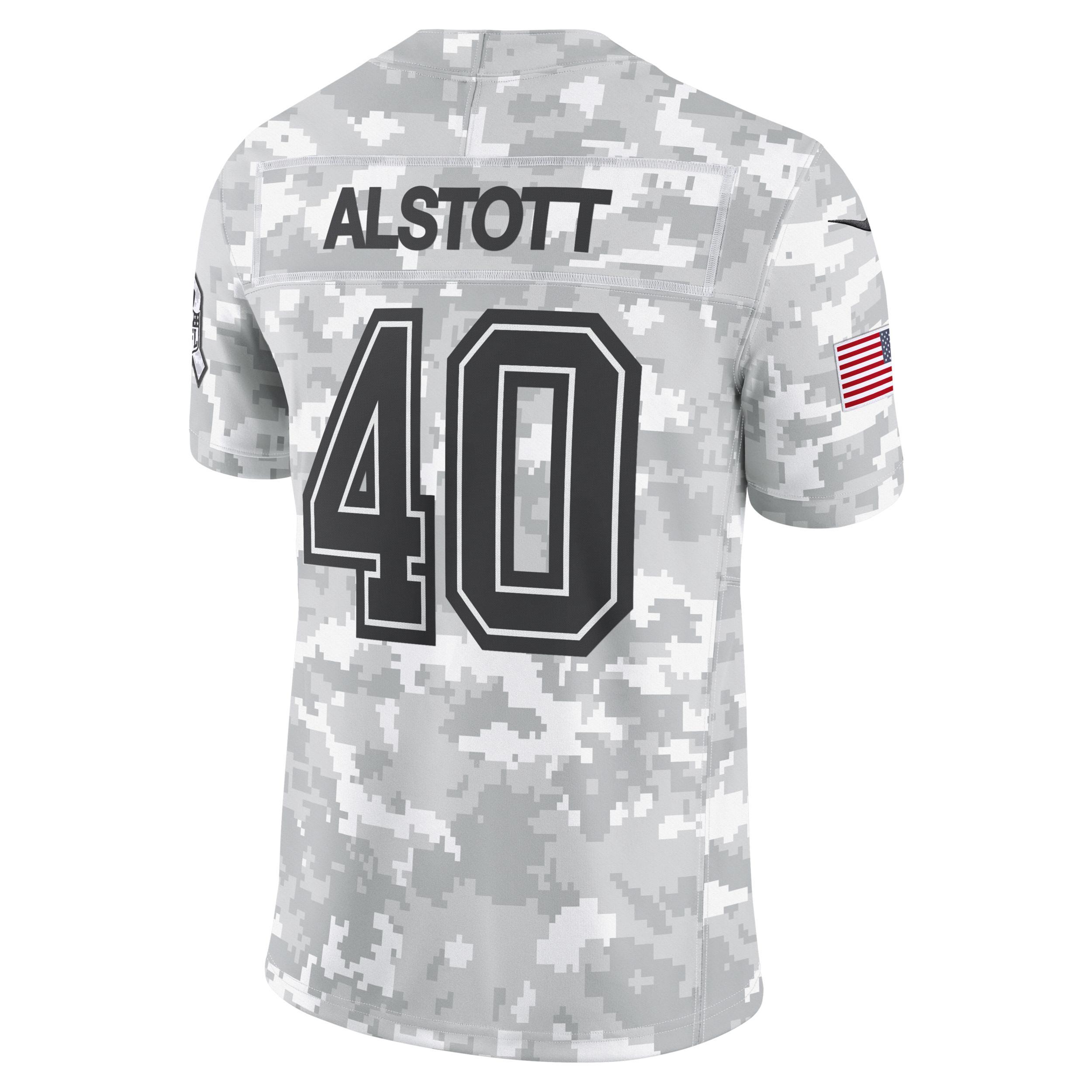 Mike Alstott Tampa Bay Buccaneers Salute to Service Men's Nike Dri-FIT NFL Limited Jersey Product Image