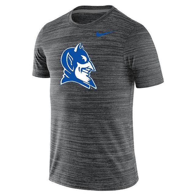 Mens Nike Black Duke Blue Devils Logo Velocity Legend Performance T-Shirt Product Image