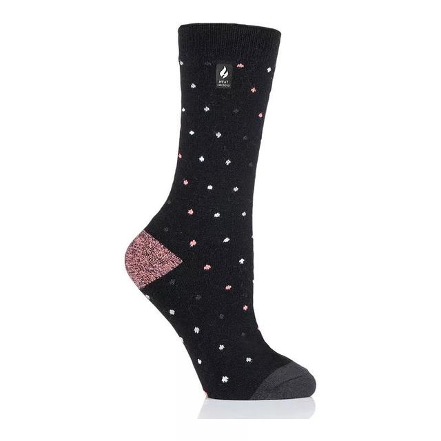 Womens Heat Holders Ultra Lite 3X Warmer Spots Crew Socks Product Image