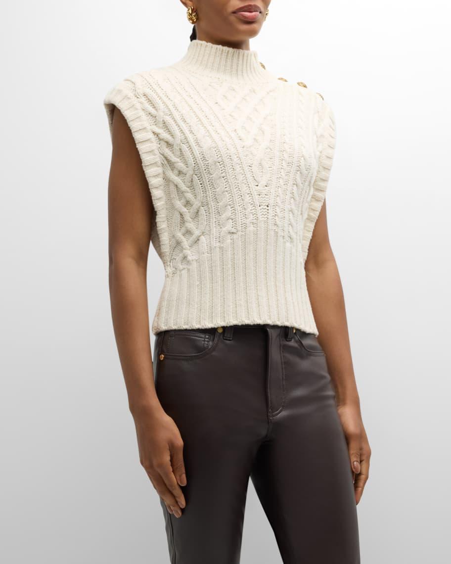 Holton Cable-Knit Vest Product Image