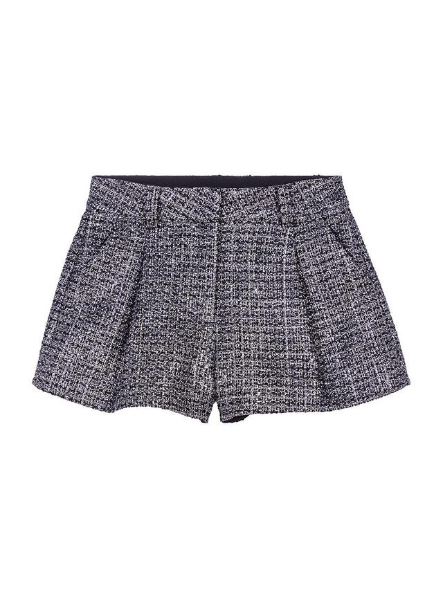 maje Metallic Tweed Shorts Product Image