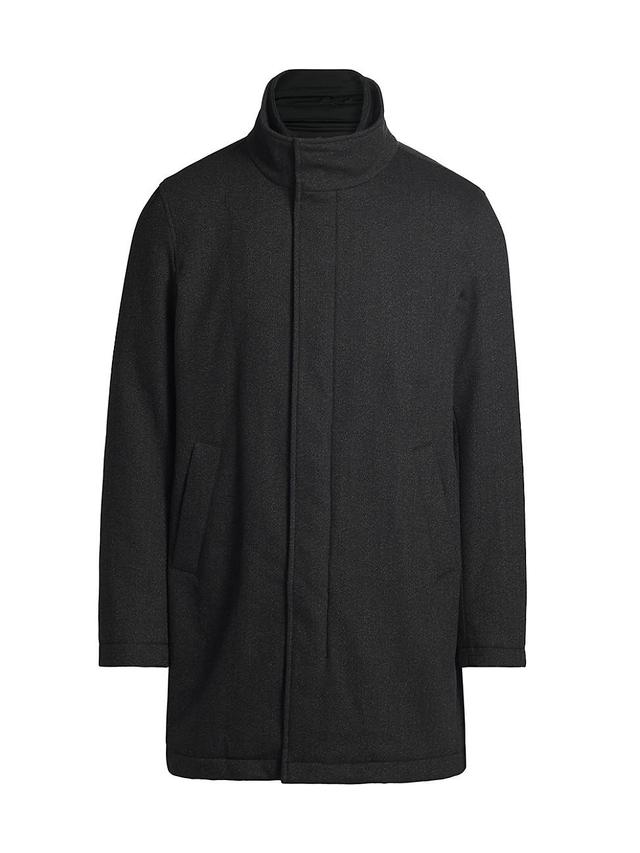 Mens Storm System Herringbone Car Coat Product Image