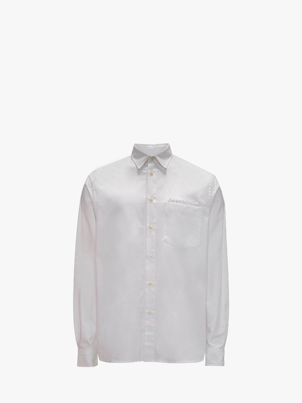 LOGO POCKET SHIRT in white | JW Anderson US  product image