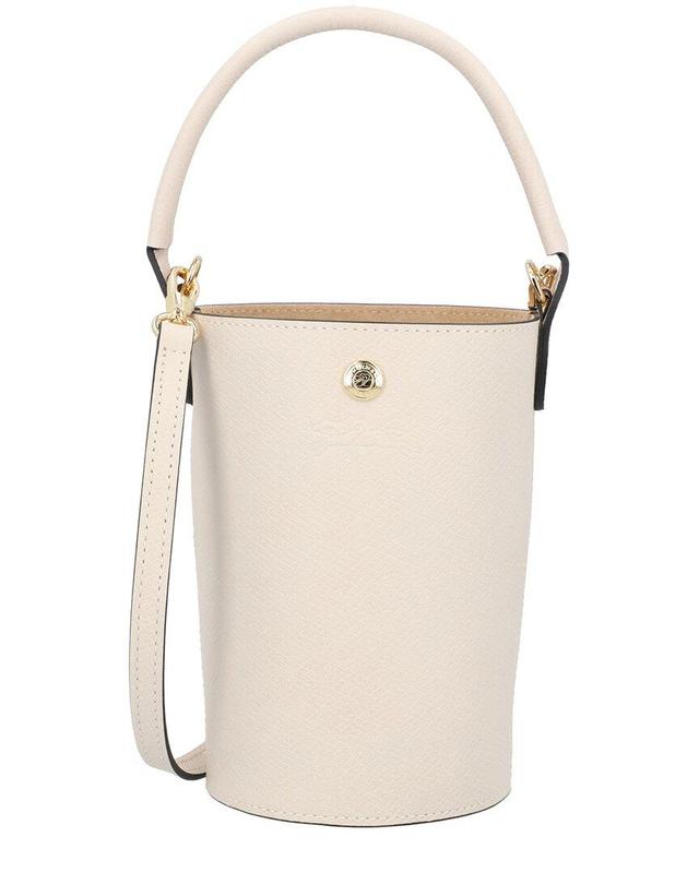 LONGCHAMP Épure Xs Canvas Crossbody In White Product Image