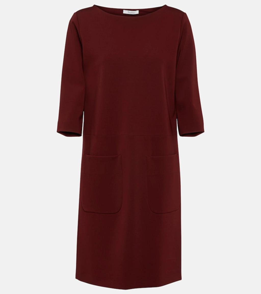 MAX MARA Nettare Jersey Minidress In Red Product Image