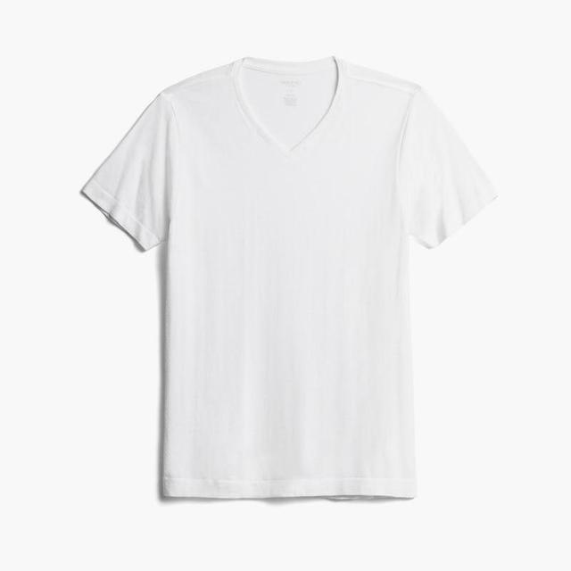 White (V-Neck) Men's Atlas Tee Product Image