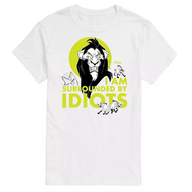 Disneys The Lion King Big & Tall Surrounded By Idiots Graphic Tee, Mens Product Image