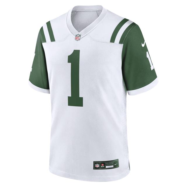 Sauce Gardner New York Jets Nike Men's NFL Game Football Jersey Product Image