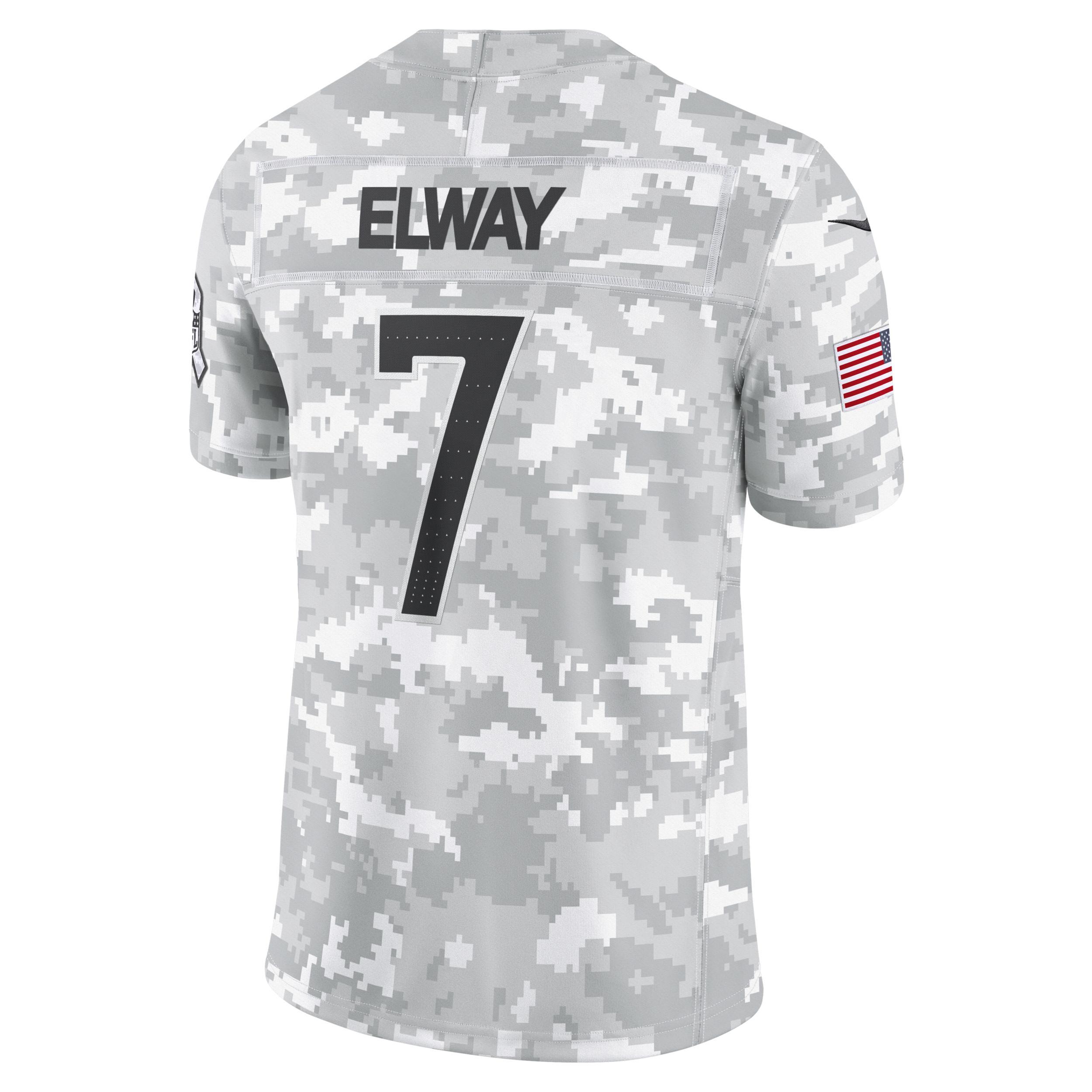 John Elway Denver Broncos Salute to Service Nike Men's Dri-FIT NFL Limited Jersey Product Image