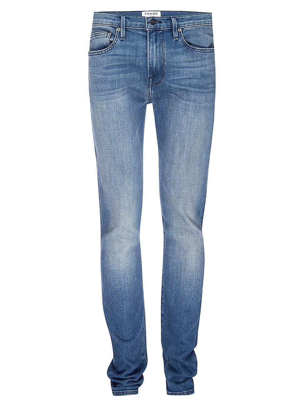 FRAME L'Homme Skinny in Bradbury - Blue. Size 29 (also in 28, 31, 33, 34). Product Image