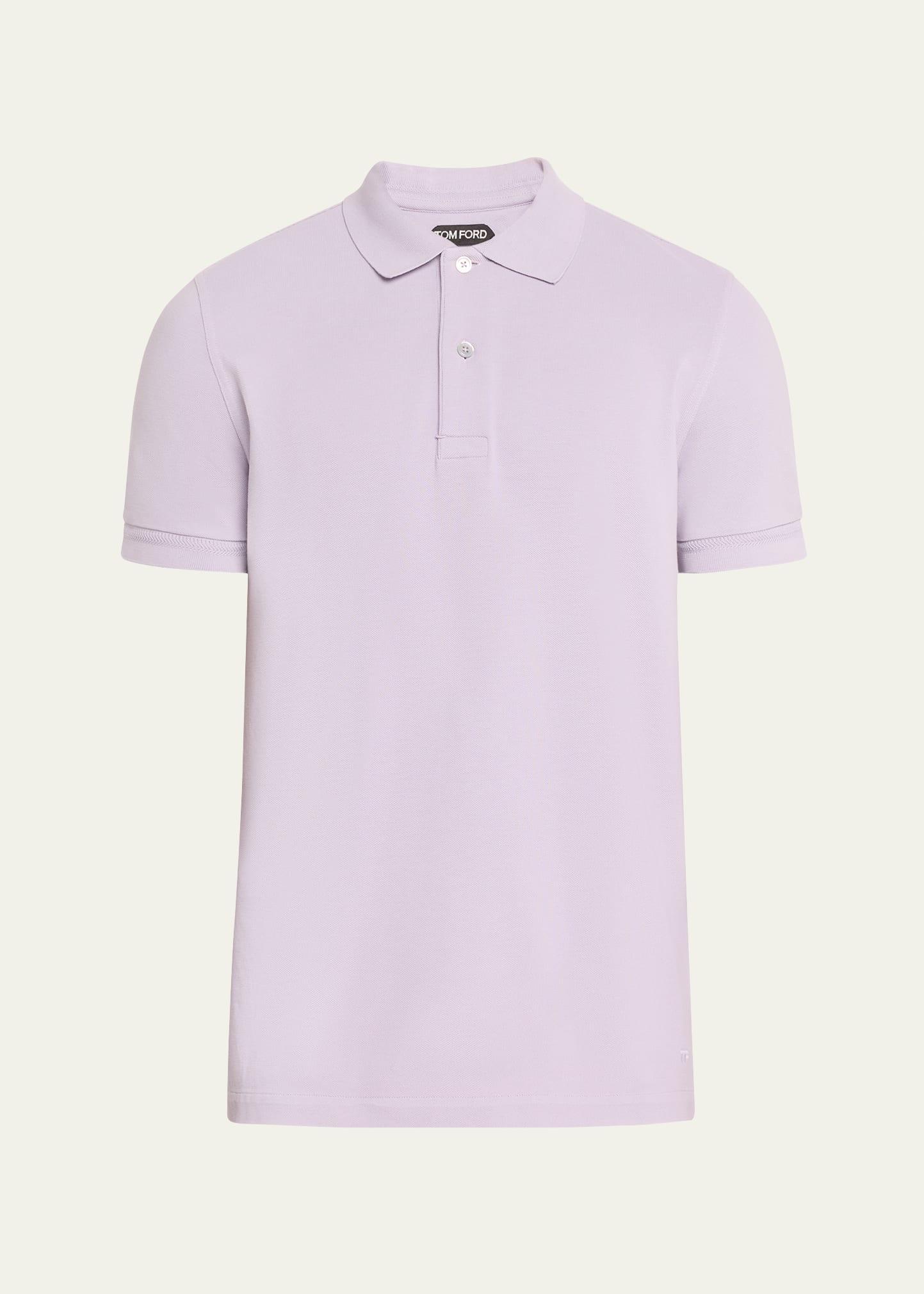 TOM FORD Short Sleeve Cotton Piqu Polo Product Image