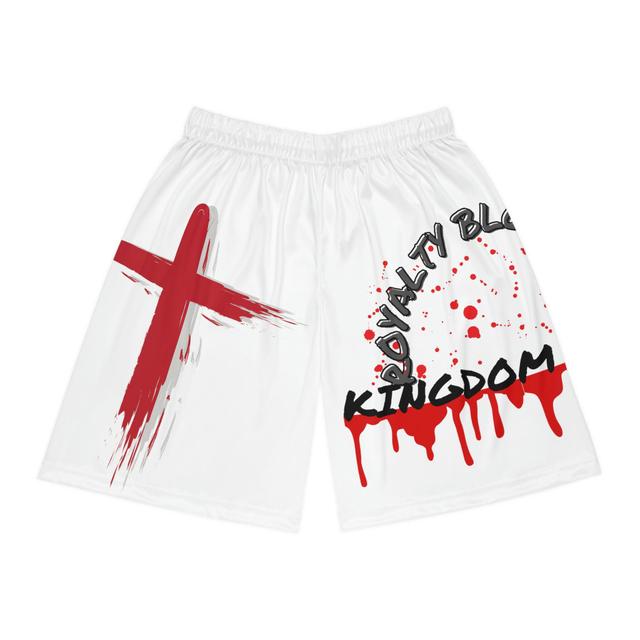 Sopula Royalty Bloodline Faith Printing Casual Mesh Shorts Product Image