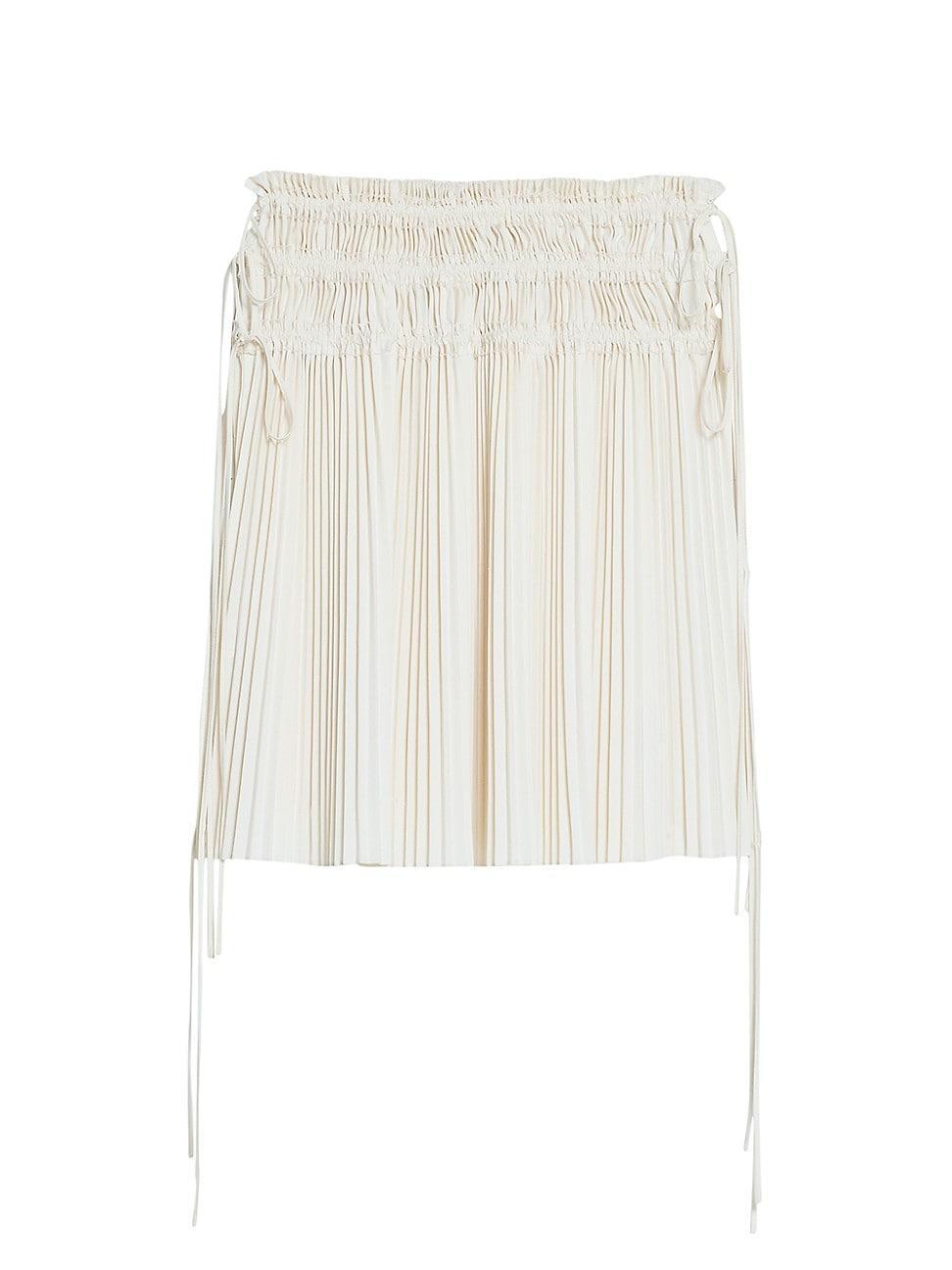 Womens Pleated Miniskirt Product Image