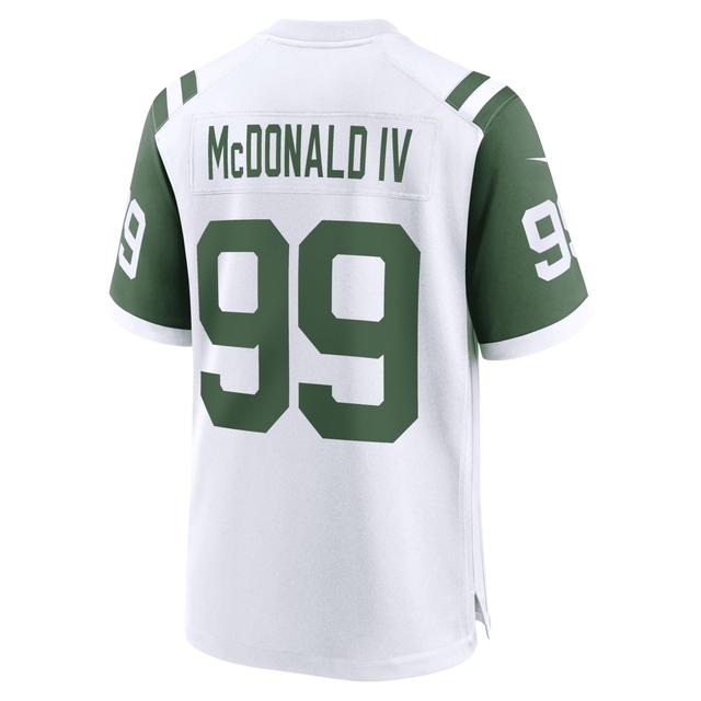 Nike Men's NFL New York Jets (Will McDonald IV) Game Football Jersey Product Image