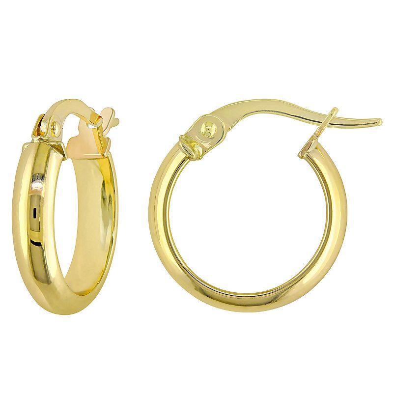 Stella Grace Hoop Earrings, Womens, Yellow Product Image