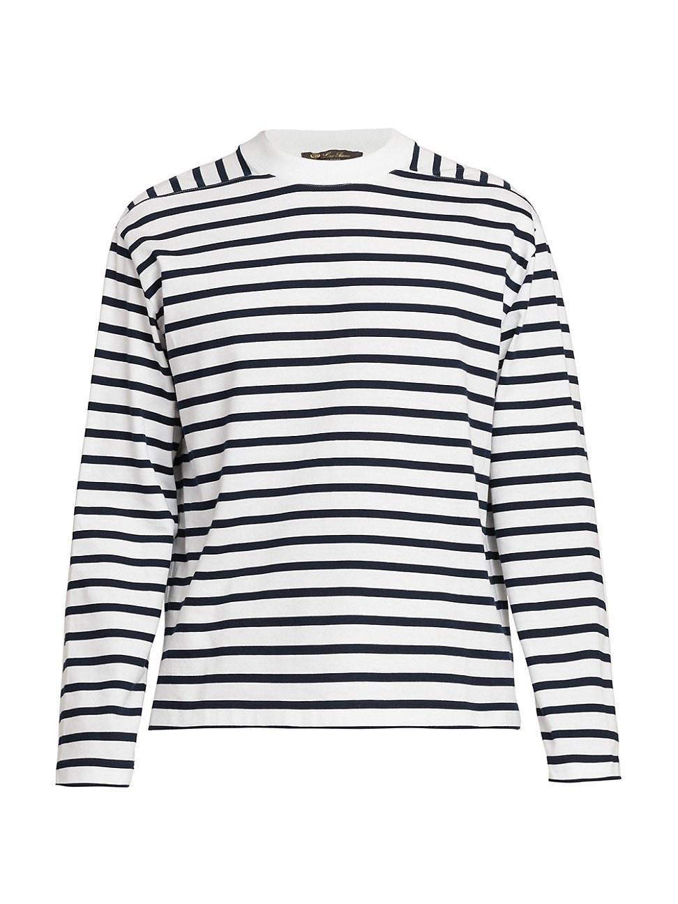 Mens Stripe Long-Sleeve T-Shirt Product Image