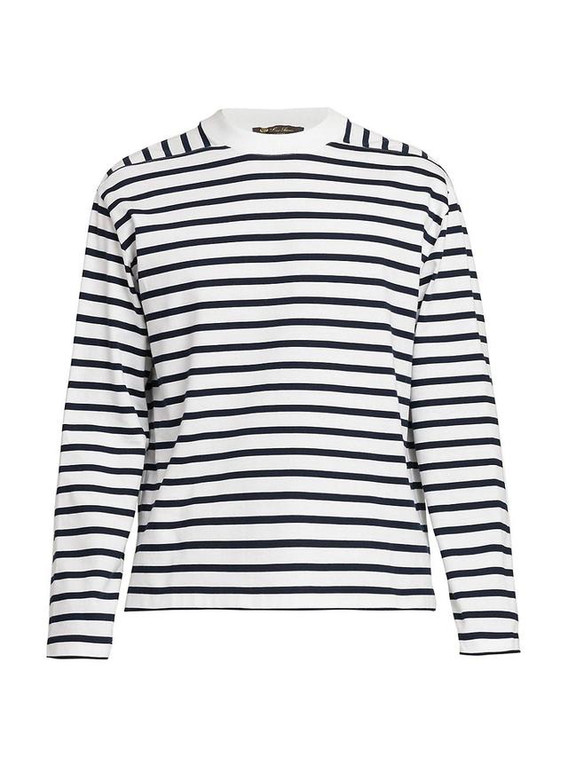 Mens Stripe Long-Sleeve T-Shirt Product Image