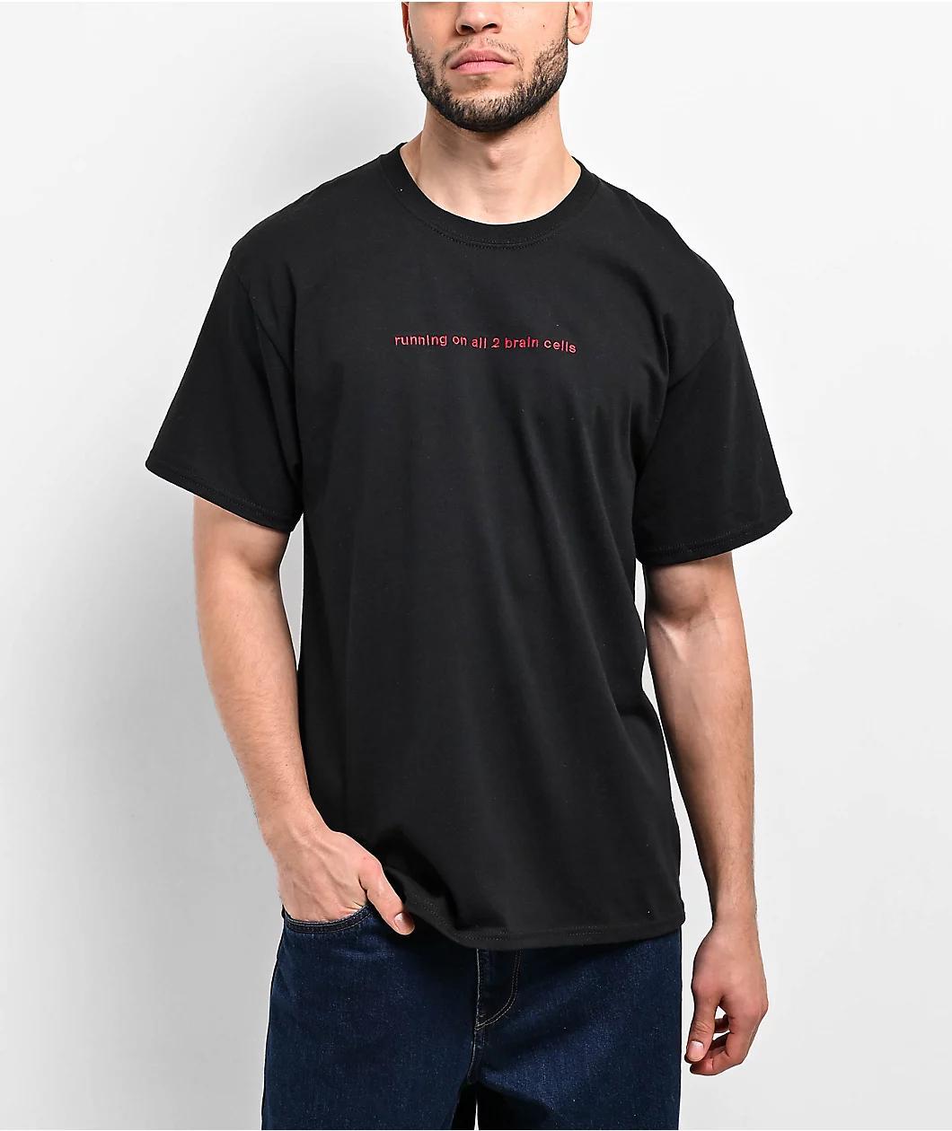 A.LAB Brain Cells Black T-Shirt Product Image