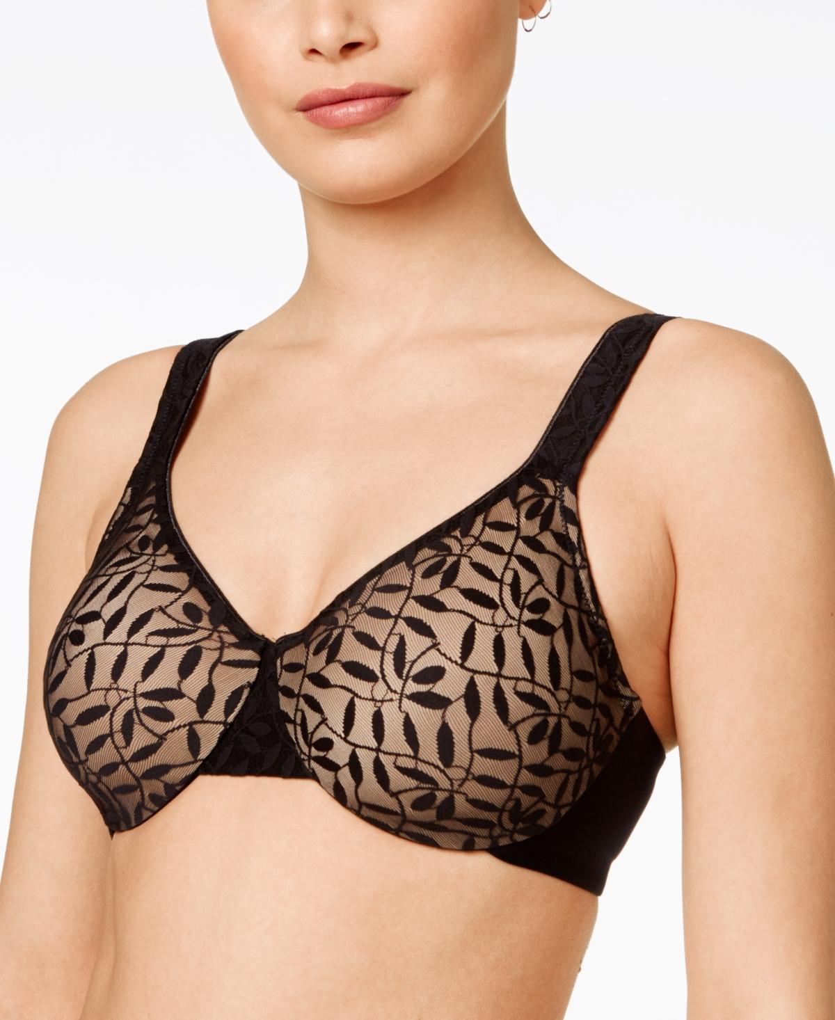 Olga by Warners Sheer Leaves Lace Full-Figure Full-Coverage Minimizer Bra 35519, Womens Product Image