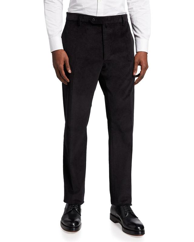 Mens Solid Corduroy Dress Pants Product Image