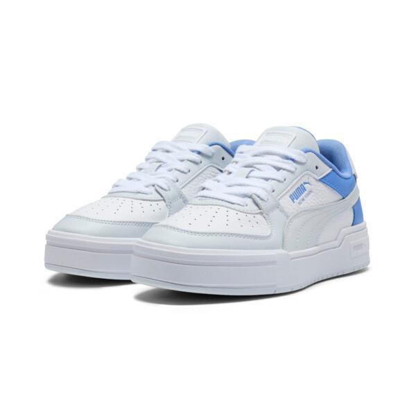 PUMA CA Pro NYC Running Laps Women's Sneakers in White/Silver Mist/Blue Skies Product Image