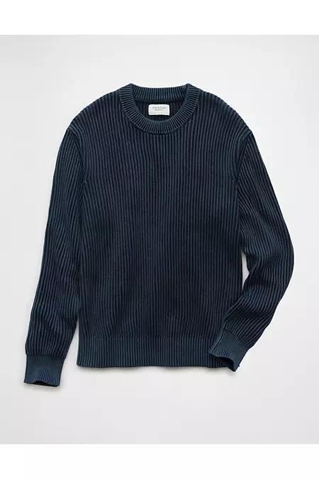 AE Shaker Stitch Crew Neck Sweater Mens Product Image