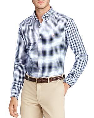 Polo Ralph Lauren Classic Fit Long Sleeve Striped Cotton Oxford Button Down Shirt Product Image