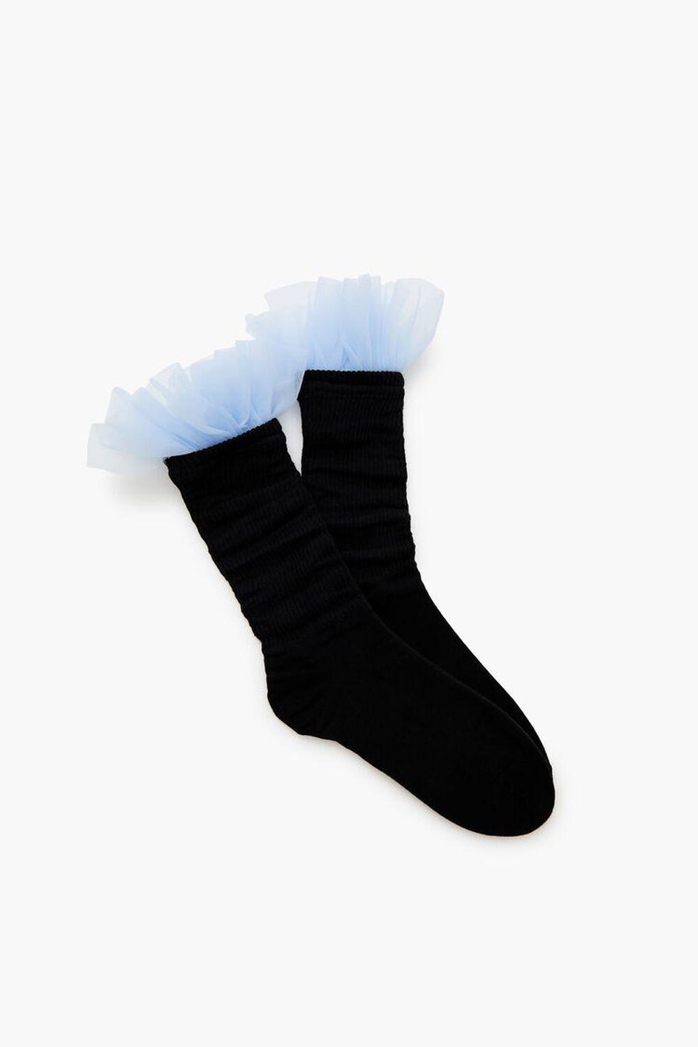 Ruffle-Trim Crew Socks | Forever 21 Product Image