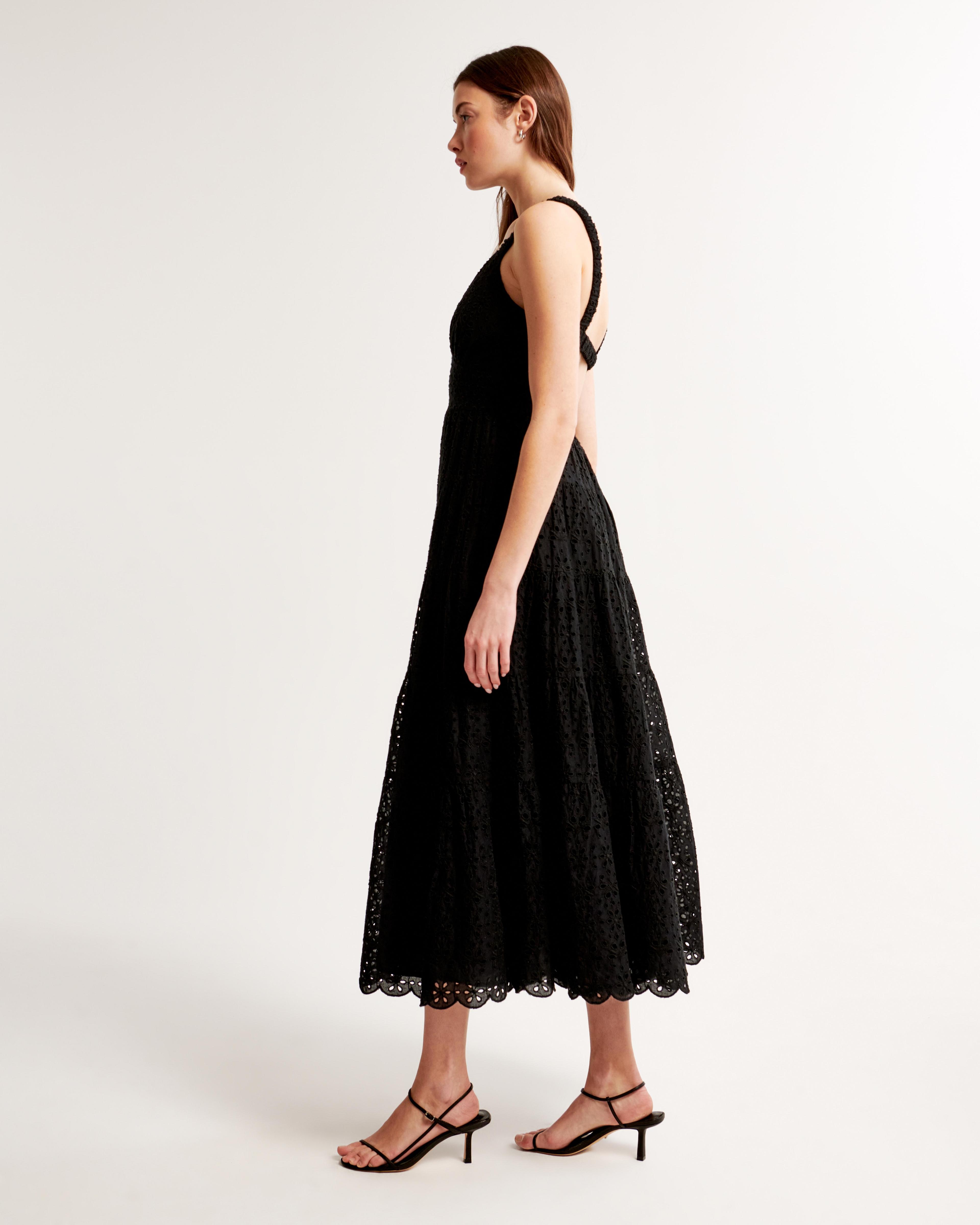 Eyelet Maxi Dress Product Image