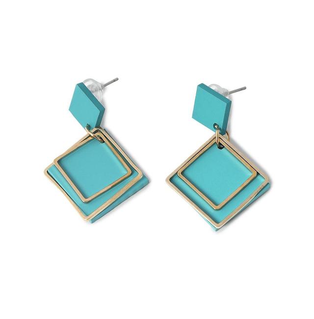 Sohi Womens Geometric Drop Earrings Product Image