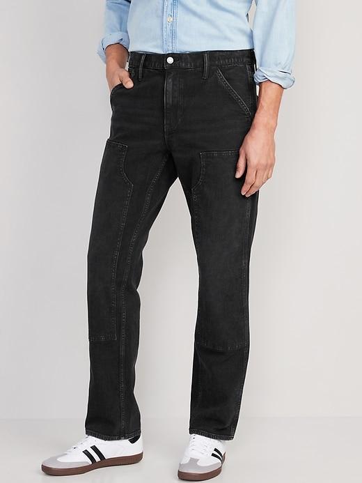 90’s Straight Built-In Flex Workwear Carpenter Jeans Product Image