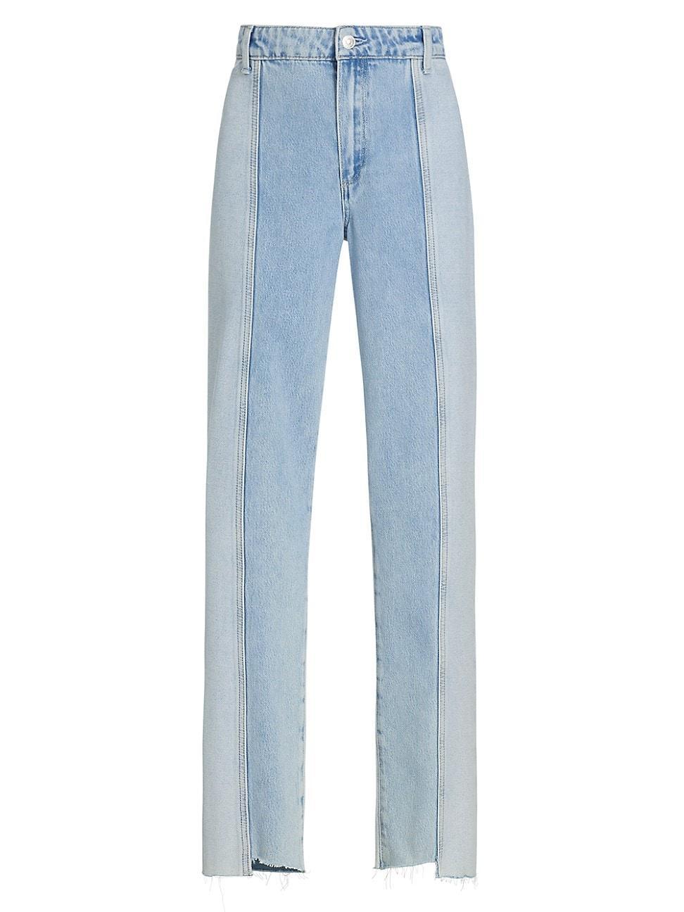 Womens Noella Relaxed-Fit Denim Pants product image