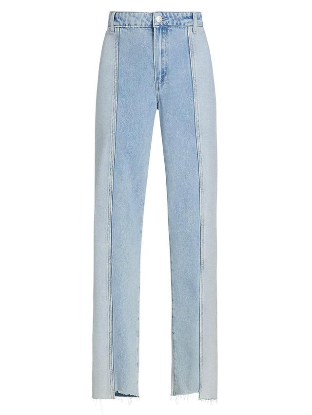 Womens Noella Relaxed-Fit Denim Pants Product Image