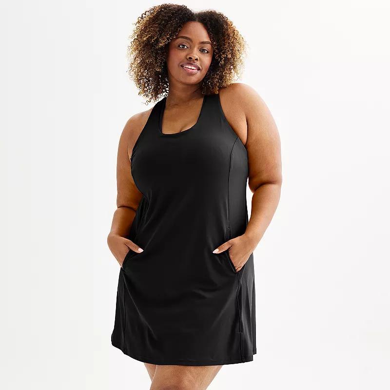 Plus Size Tek Gear Ultra Stretch Dress with Built-In Bra, Womens Product Image