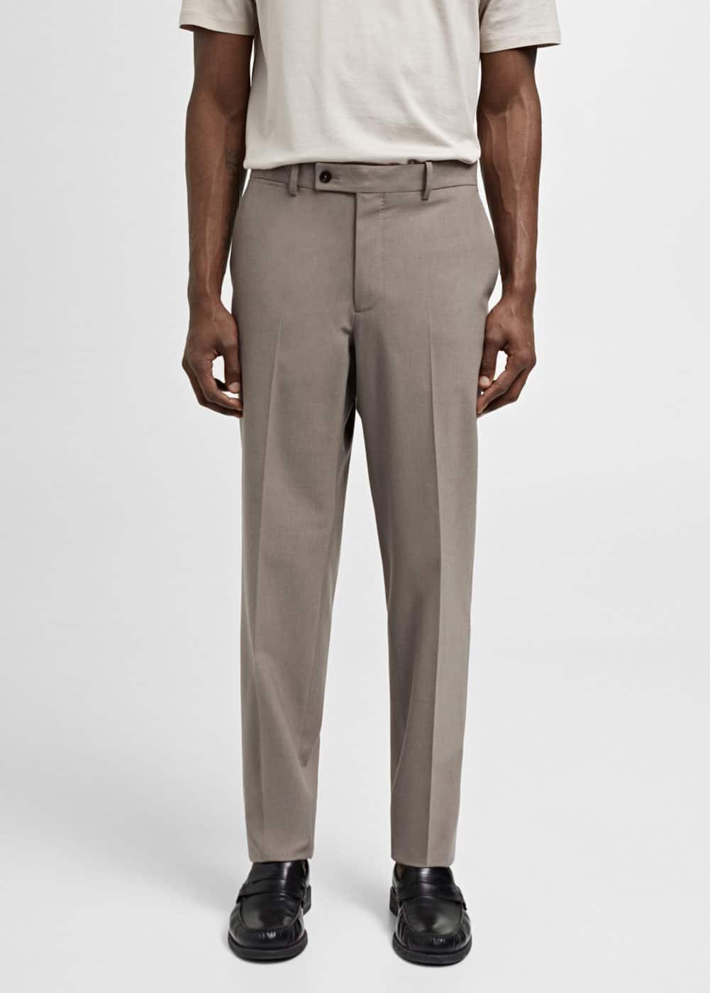 MANGO MAN - Suit pants beigeMen Product Image